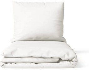 Бяло двойно спално бельо от микросатен 200x200 cm Basic – Bonami Essentials