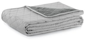 Сива двустранна покривка за легло от микрофибър , 240 x 260 cm Axel - DecoKing