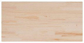 847417 vidaXL Плот за маса, 100x50x1,7 см, правоъгълен, бор масив