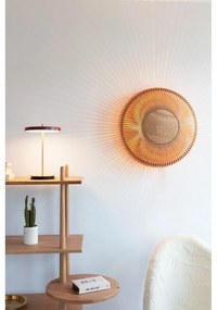 Червена LED затъмняваща се настолна лампа с метален абажур (височина 31 cm) Asteria Move – UMAGE