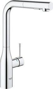 Кухненски кран Grohe Essence New με σπιράλ-Glossy silver