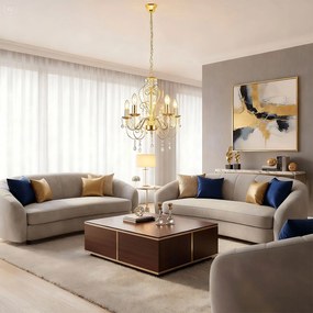 ЛАМПА EBT009-5CP GOLD