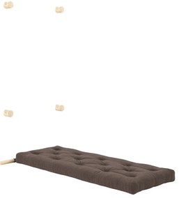 Тъмнокафяво кресло от рипсено кадифе Hooked – Karup Design