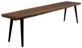 Пейка с черни стоманени крака , дължина 180 cm Alagon - Dutchbone