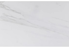 Бяла кръгла масичка за кафе с керамичен плот ø 60 cm Malta – Actona