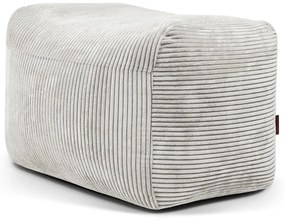 Кремав пуф от рипсено кадифе Plus 70 Lounge – SLOWDOWN