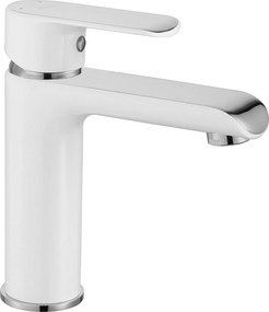Смесител за мивка REA Bloom White Chrom Low