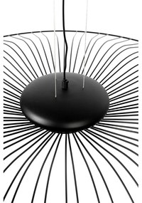 Черно LED осветително тяло с възможност за димиране ø 90 cm Spider - Zuiver