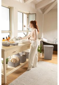 Кафяво-сив пластмасов кош за пране 58 l Jute – Curver