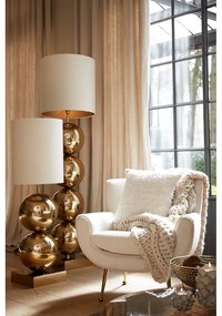 Кремаво кресло от букле Vinstra – Light &amp; Living