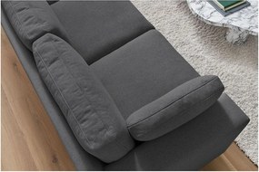 Тъмносив диван 250 cm Belair – Bobochic Paris