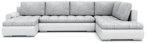Разтегателен диван в П-образна форма TONIO II, 300x75x200, lawa 09/soft 17, дясно