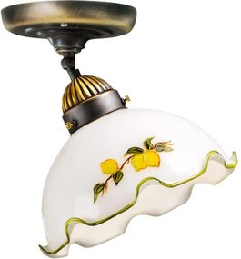 Kolarz 731.10.116 - Плафонен полилей NONNA 1xE27/75W/230V Ø 20 см, лимонен