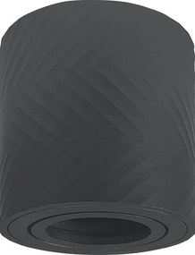 Prezent 71111 - Точково осветително тяло LOTAR 1xGU10/50W/230V Ø 8 см черно