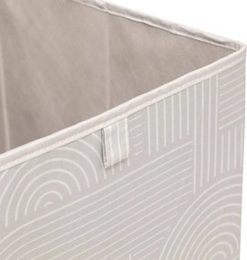 Кутия за съхранение 5five Mix & Modul Zebra, 31x31 cm - Черна