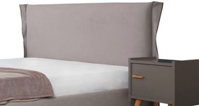 Тапицирано легло Paris-Gkri Anoixto-150 x 200-Χωρίς μηχανισμό ανύψωσης