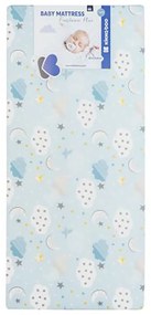 KIKKA BOO Матрак FANTASIA PLUS 60/120/8 см CLOUDS BLUE