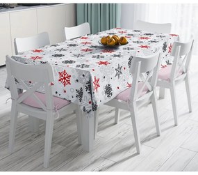 Коледна покривка за маса с памучна смес Червено , 140 x 180 cm Christmas - Minimalist Cushion Covers