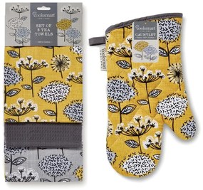 Чаени кърпи и кърпа за съдове в комплект от 4 бр. Retro Meadow – Cooksmart ®