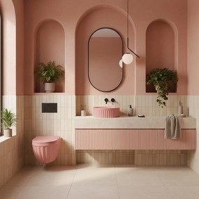 Умивалник за плот DUO Sweet Pink Matt