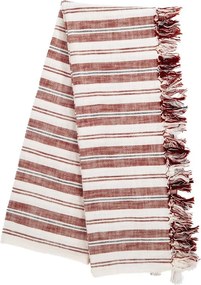 Теракотено памучно одеяло 150x200 cm Indira – Tiseco Home Studio