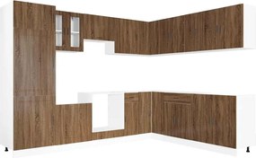 3314998 vidaXL Комплект кухненски шкафове от 14 части Porto, инженерно дърво