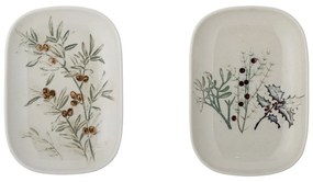 Десертни чинии с коледен мотив в комплект от 2 броя Hollie - Bloomingville