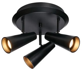 Черно осветление за таван , ø 36 cm Crest - Markslöjd