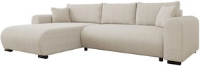 Ъглов диван Merkos I-Кремаво