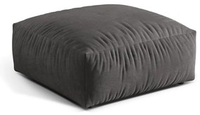 Сива кадифена модулна табуретка Martina – Micadoni