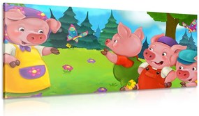 Картина на платно – Три прасенца