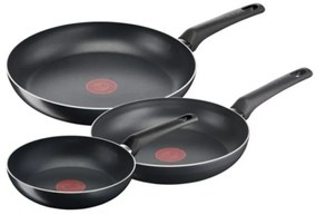 Комплект Тигани Tefal B5569153 Черен Алуминий (3 броя)