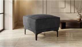 Тъмносива табуретка щот изкуствена кожа Copenhagen - Scandic