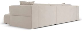Бежов ъглов диван, десен ъгъл Esther – Milo Casa