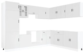 3314991 vidaXL Комплект кухненски шкафове от 14 части Porto, инженерно дърво