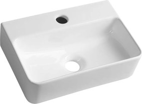 Бял керамичен малък умивалник 36x25 cm Gerda – Sapho