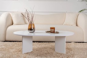 Кафе маса Sable, цвят Бял