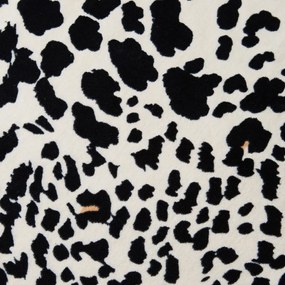 Черно-бежова памучна плажна кърпа 78x200 cm Leopard – Catherine Lansfield
