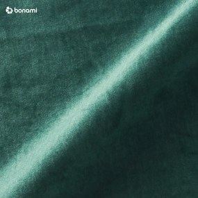 Тъмнозелен кадифен разтегателен диван Devichy , 256 cm Rothe - devichy