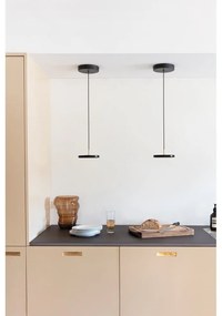 Черно LED висящо осветително тяло с метален абажур ø 15 cm Asteria Micro – UMAGE