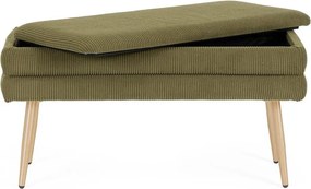 Зелена подплатена пейка Olga – Bizzotto