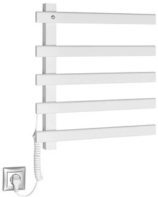 Sapho - Електрическа сушилня за кърпи ELCOR 63W/230V 52 см матово бял ляв