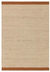 Кремав/теракотен ръчно изработен вълнен килим 200x290 cm Lima Rust – Asiatic Carpets