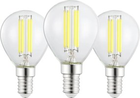 Комплект от 3 LED крушки VINTAGE P45 E14/2,2W/230V 2700K - Eglo 110441