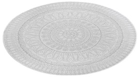 Светлосив кръгъл килим ø 120 cm Spirit - Hanse Home