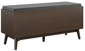 Кафяв шкаф за обувки с пейка Brittany - Novogratz