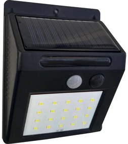 LED Соларна стенна лампа с LED / 3W IP44 сензор