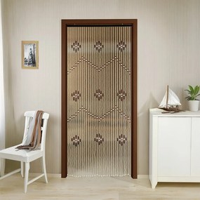 Бамбуково перде за врата в естествен цвят 90x200 cm – Maximex