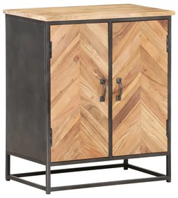323528 vidaXL Шкаф, 60x35x70 см, акациево дърво масив