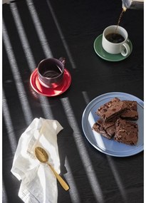 Керамична чаша в зелено и кремаво Amare - Hübsch